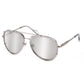 Chic Teardrop Mirrored Sunglasses