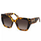 Chic Squared Brown Lens Sunglasses