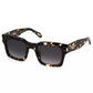 Chic Square Frame Sunglasses with Smoke Lens