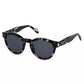 Chic Round Lens Smoke Sunglasses