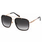 Chic Square Metal Frame Sunglasses