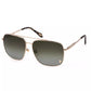 Elegant Square Metal Framed Sunglasses