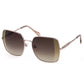Chic Square Metal Frame Sunglasses