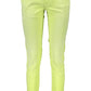 Chic Yellow Cotton Trousers