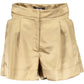Golden Linen Chic Shorts by Just Cavalli