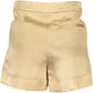 Golden Linen Chic Shorts by Just Cavalli