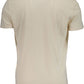 Elegant White Printed Cotton Tee