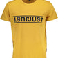 Sunny Yellow Printed Logo Tee