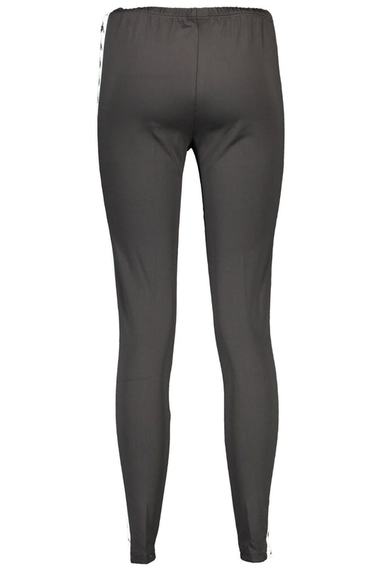 Elegant Contrast Detail Leggings