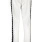 Chic White Contrasting Joggers