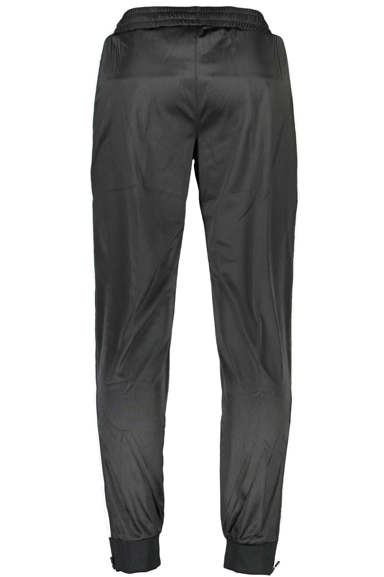 Sleek Black Slim Fit Sports Trousers