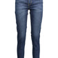 Chic Blue Stretch Denim Jeans