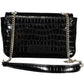 Elegant Chain Shoulder Bag with Contrasting Accents