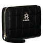 Sleek Black Polyurethane Wallet