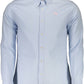 Elegant Light Blue Slim Fit Shirt