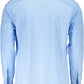 Elegant Light Blue Long Sleeve Cotton Shirt