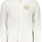Elegant White Long-Sleeved Shirt for Men