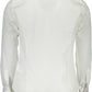 Elegant White Cotton Long Sleeve Shirt