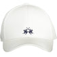 Chic Visor Hat with Embroidered Details