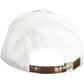 Chic Visor Hat with Embroidered Details