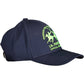 Elegant Blue Visor Cap with Embroidered Detail