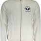 Chic Zip-Up Cotton Sweatshirt with Embroidered Logo