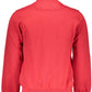 Chic Red Long-Sleeved Zip Sweatshirt
