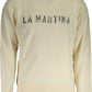 Elegant White Cotton Sweatshirt with Logo