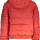 Orange Polyamide Jacket with Detachable Hood