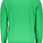 Chic Green Embroidered Logo Sweater