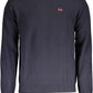 Elegant Blue Wool-Blend Sweater for Men