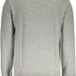 Elegant Gray V-Neck Luxury Sweater