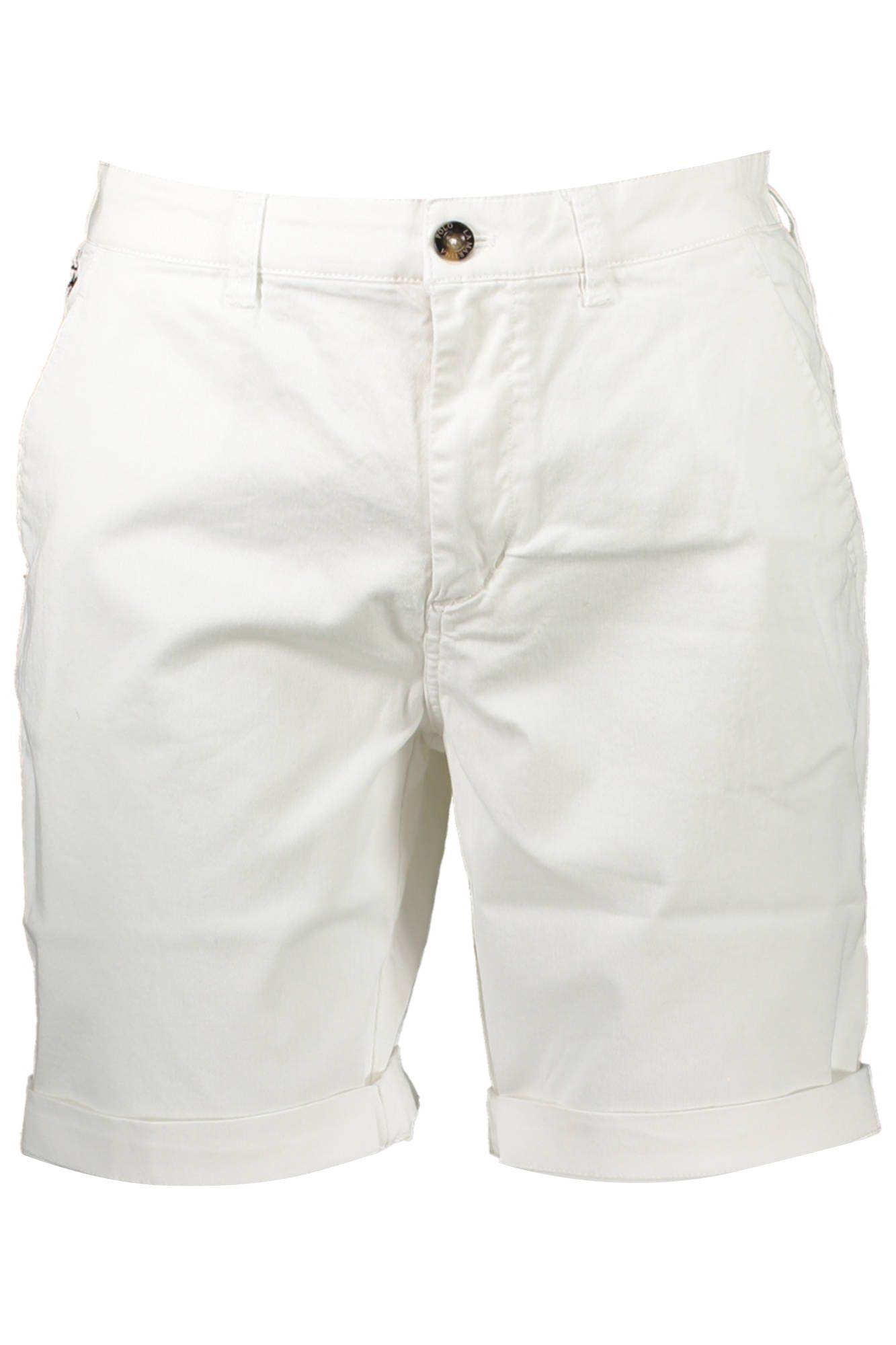 Chic Slim Fit Embroidered Bermuda Shorts