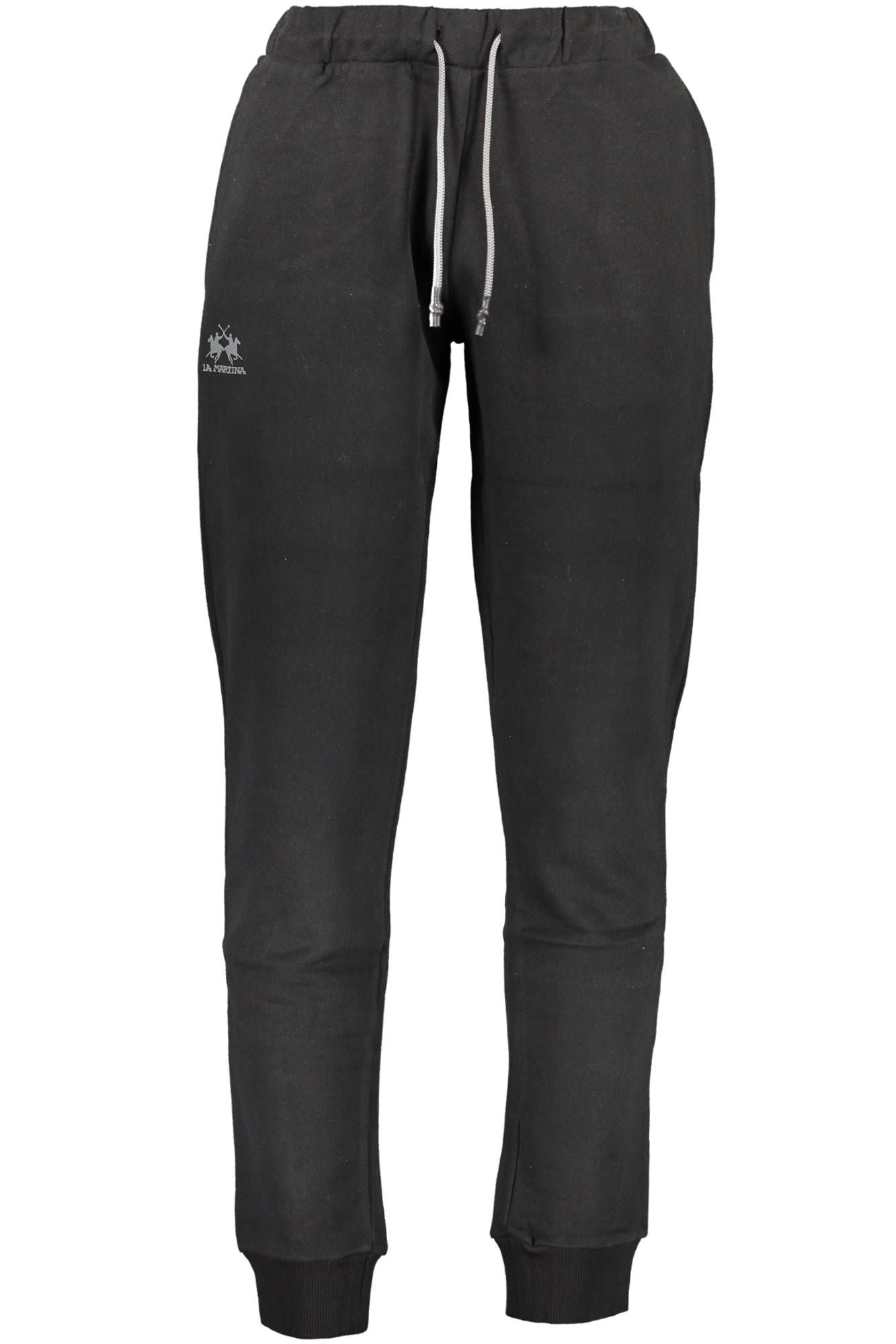 Sleek Cotton Sports Trousers with Logo Detail