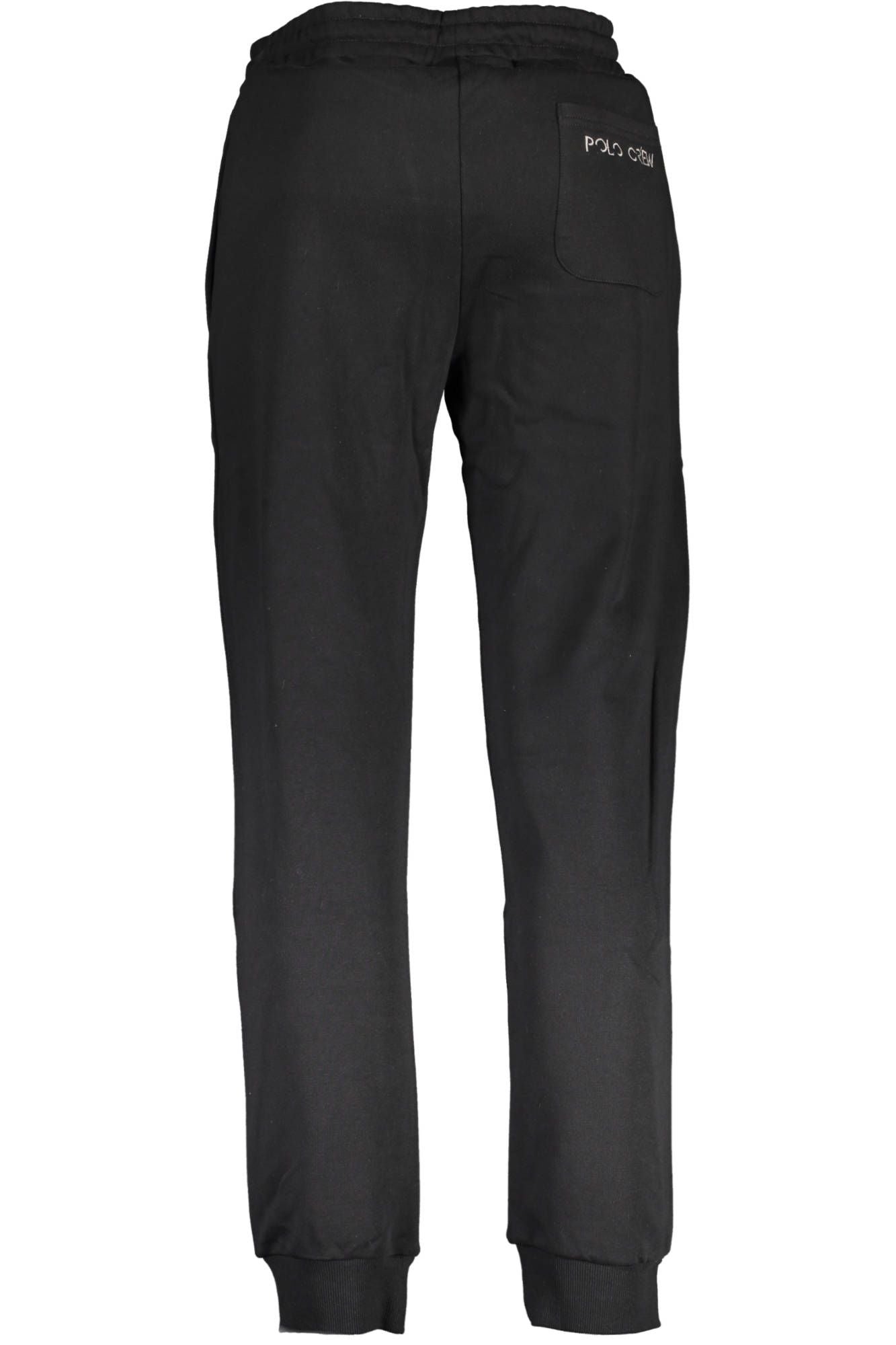 Elegant Athletic Black Trousers for Men