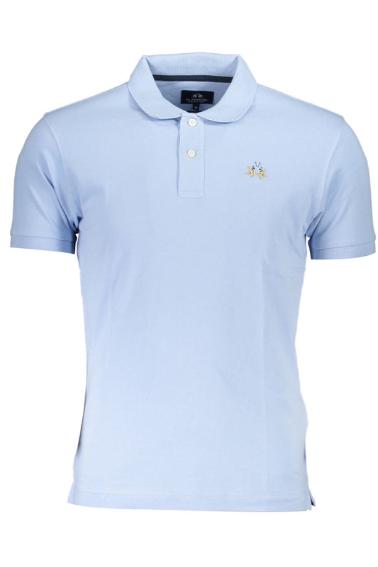 Sleek Slim-Fit Light Blue Polo Shirt