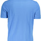 Elegant Light Blue Cotton Polo Shirt