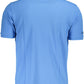 Chic Light Blue Embroidered Polo