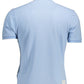 Elegant Light Blue Casual Polo Shirt