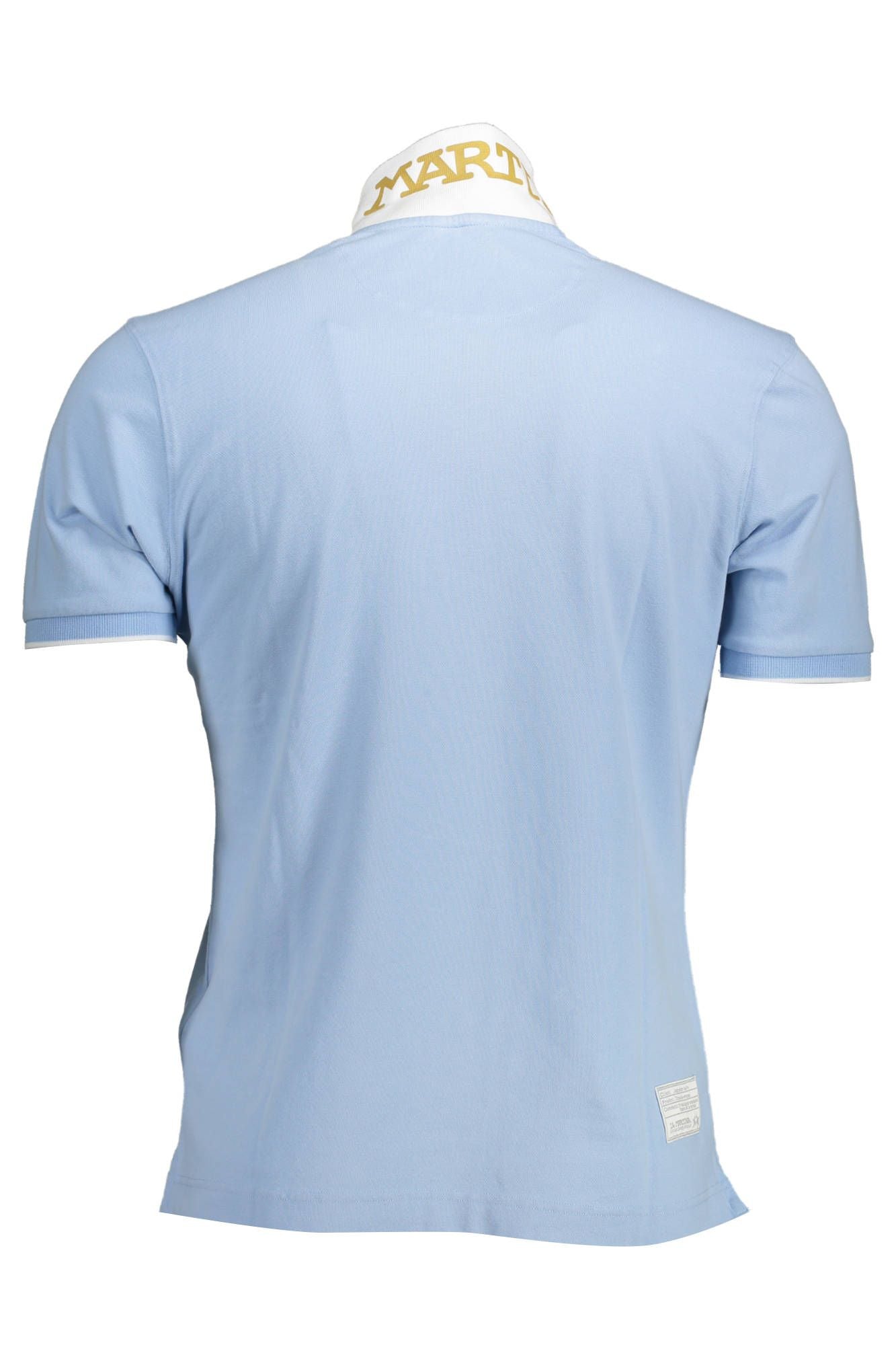 Elegant Light Blue Casual Polo Shirt