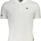 Elegant White Short-Sleeved Polo Shirt