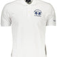 Elegant Contrasting Detail Polo Shirt