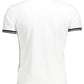 Sleek White Slim Fit Polo with Embroidery