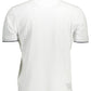 Chic White Embroidered Polo for Men