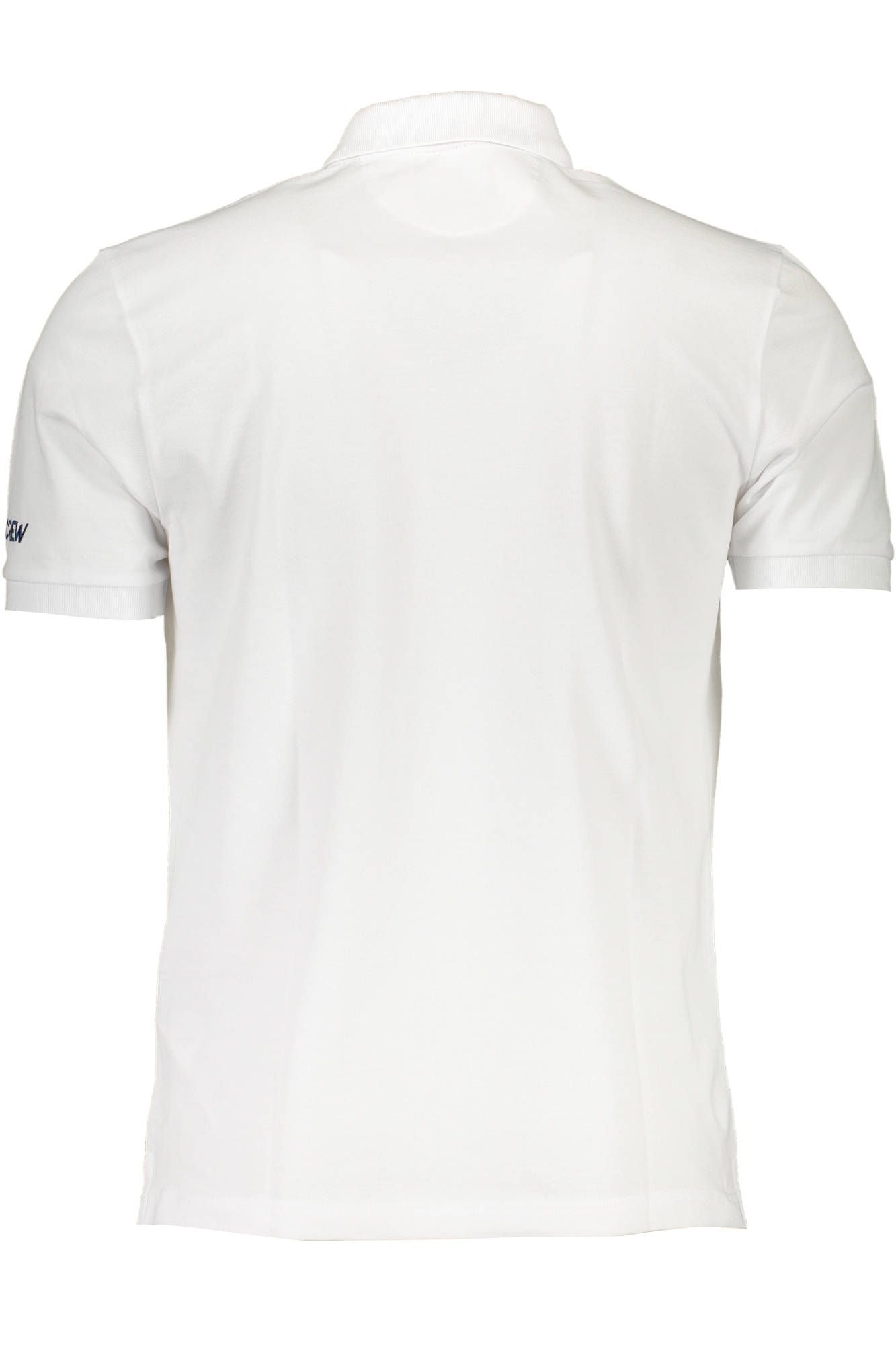 Elegant Contrasting Detail Polo Shirt