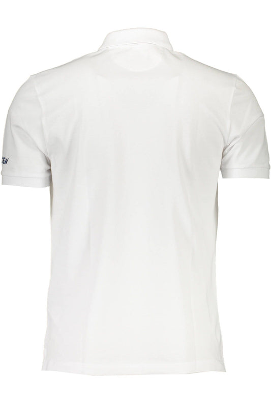 Elegant Contrasting Detail Polo Shirt