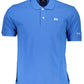 Chic Regal Blue Cotton Polo Shirt