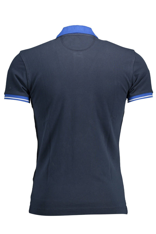 Sleek Slim Fit Polo with Contrasting Embroidery