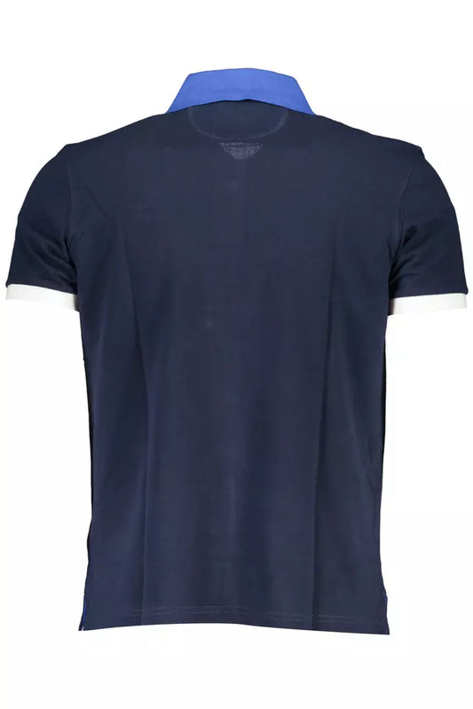 Chic Contrasting Detail Polo Shirt