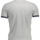 Chic Slim Fit Gray Polo with Contrasting Detail